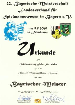 22.BayerischeMeisterschaftdesLandesverbandsfuerSpielmannsweseninBayerne.V.