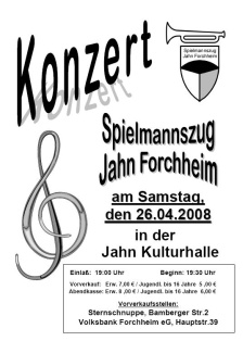 Konzert Spielmannszug Forchheim 2008