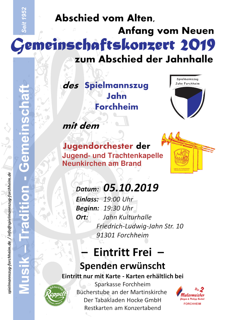 Konzert Spielmannszug Forchheim 2019